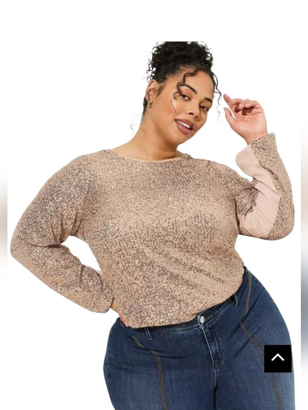 NWT Torrid Sequin Top
